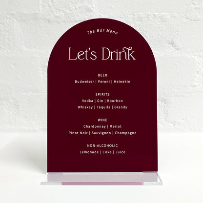 Jordan Matching Small Table Sign