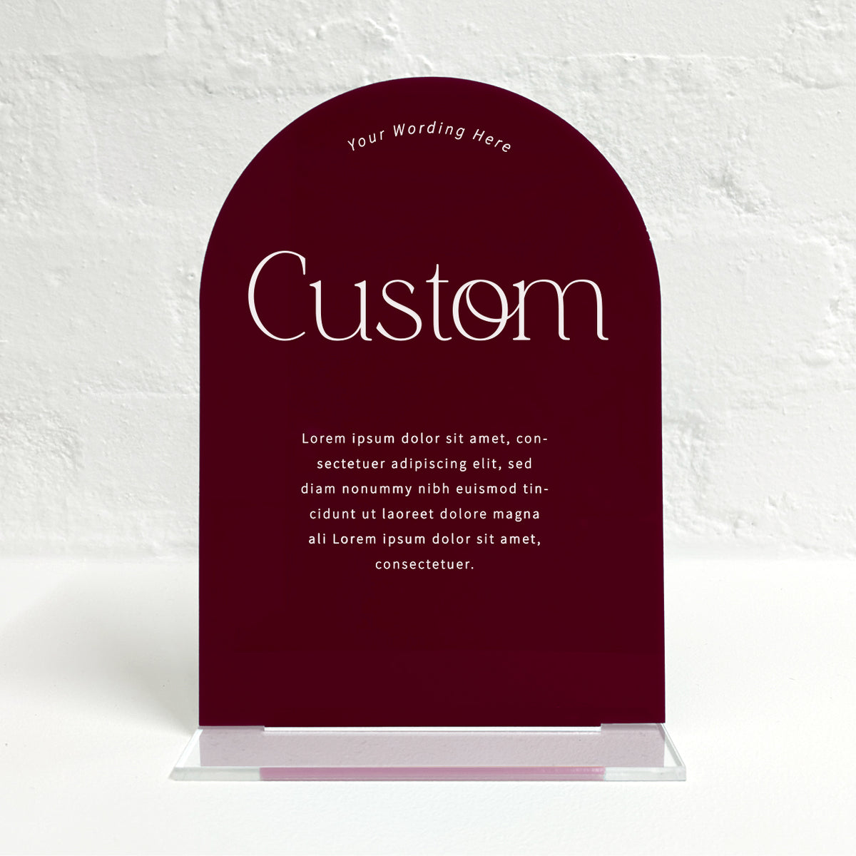 Jordan Matching Small Table Sign