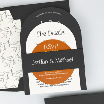 Jordan Parcel Wedding Invitation
