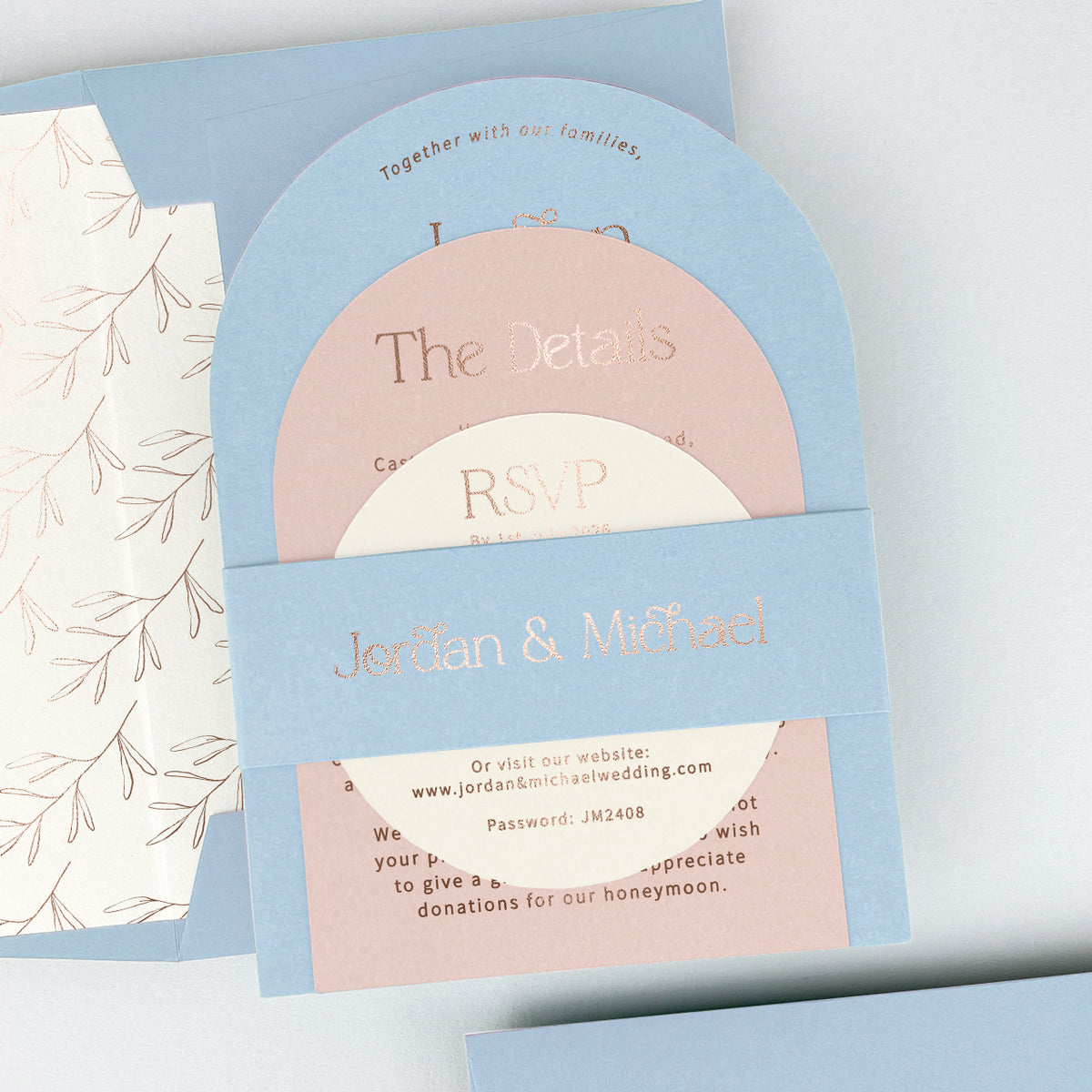Jordan Parcel Wedding Invitation