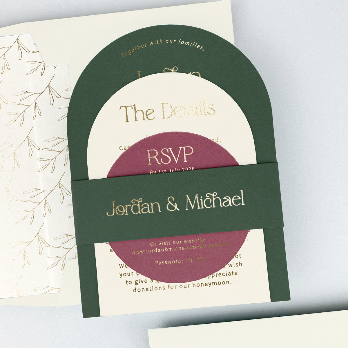 Jordan Parcel Wedding Invitation