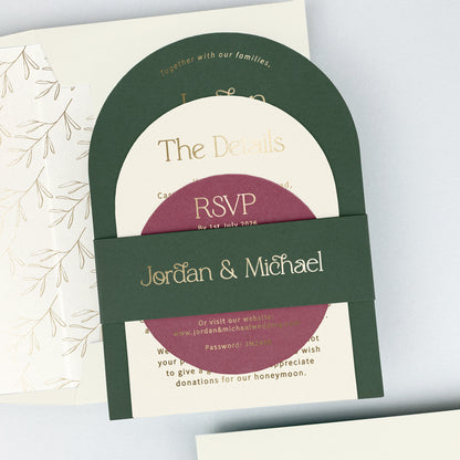 Jordan Parcel Wedding Invitation