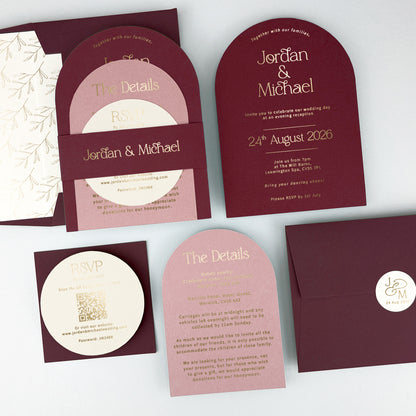 Jordan Parcel Wedding Invitation