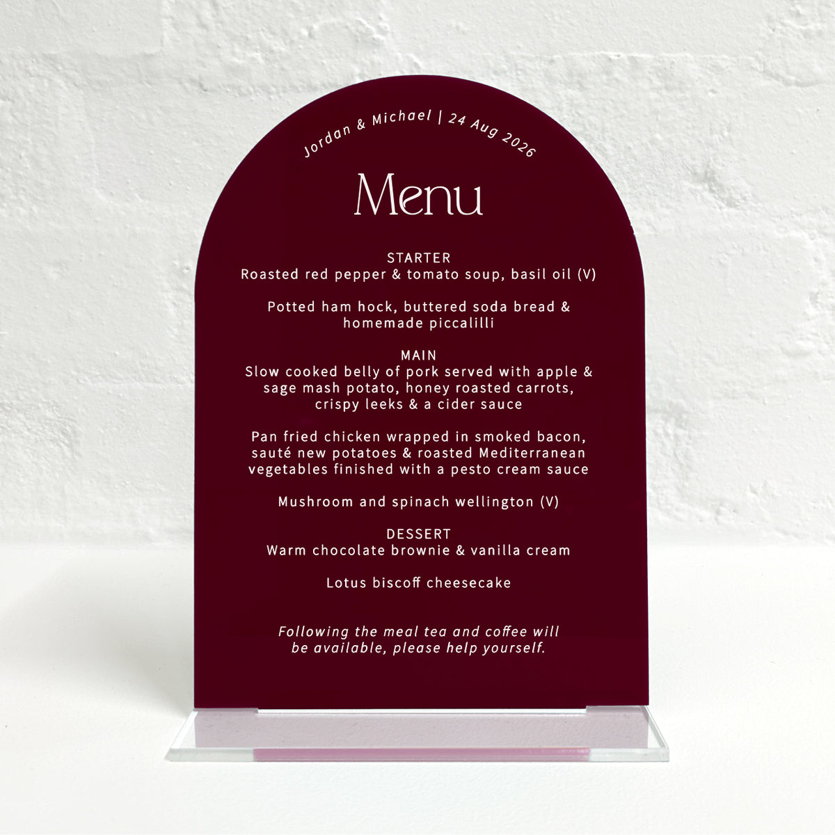 Jordan Matching Small Table Sign