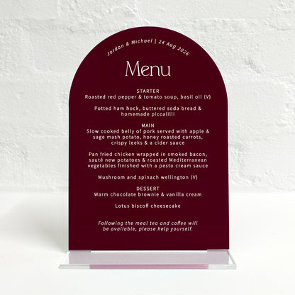 Jordan Matching Small Table Sign