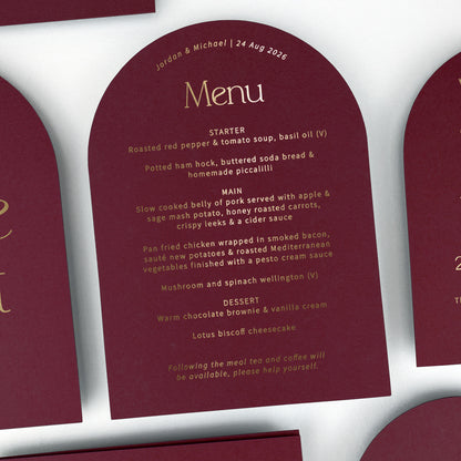 Jordan Menu