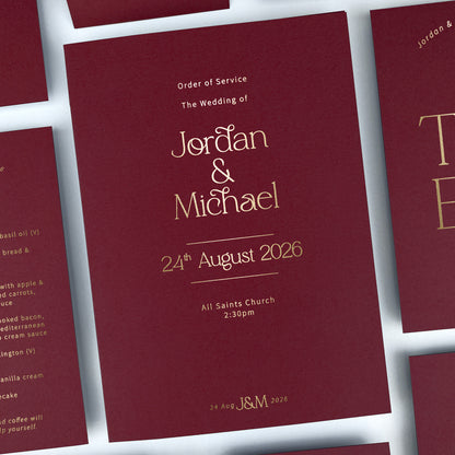 Jordan Order of Service