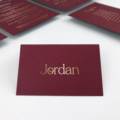 Jordan Place Card
