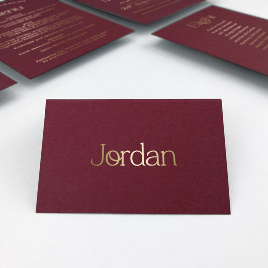 Jordan Place Card