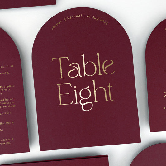 Jordan Table Name / Number