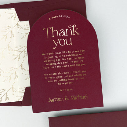 Jordan Thank You Card