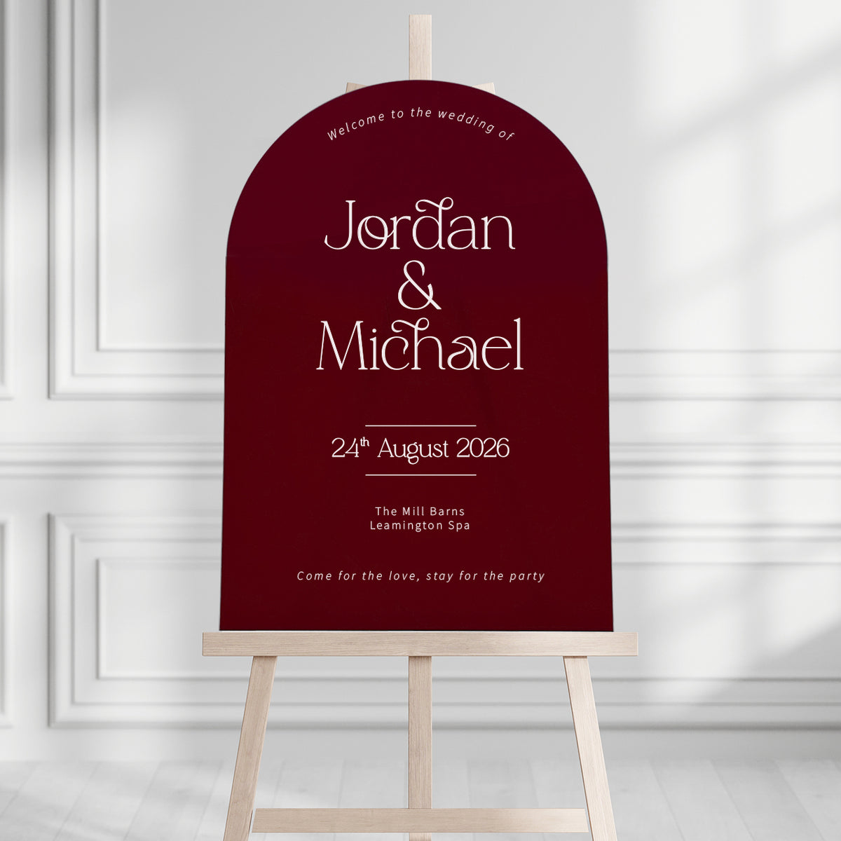 Jordan Welcome Sign