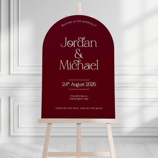 Jordan Welcome Sign