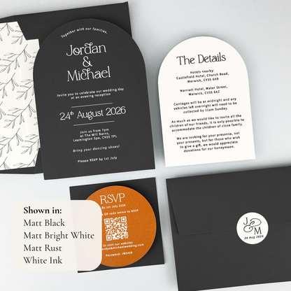 Jordan Parcel Wedding Invitation