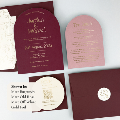 Jordan Parcel Wedding Invitation