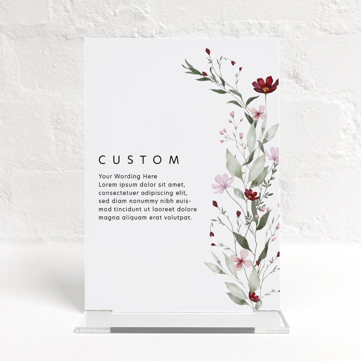 Juliet Matching Small Table Sign