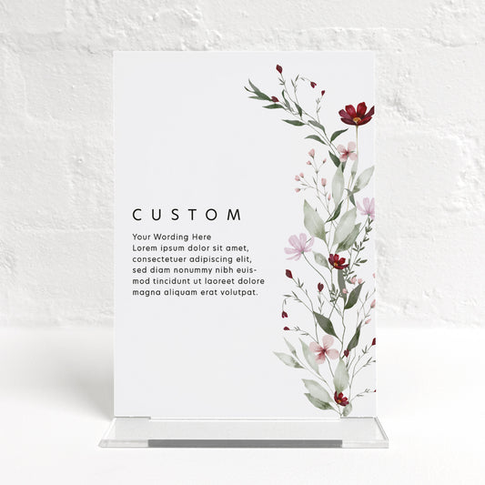 Juliet Matching Small Table Sign