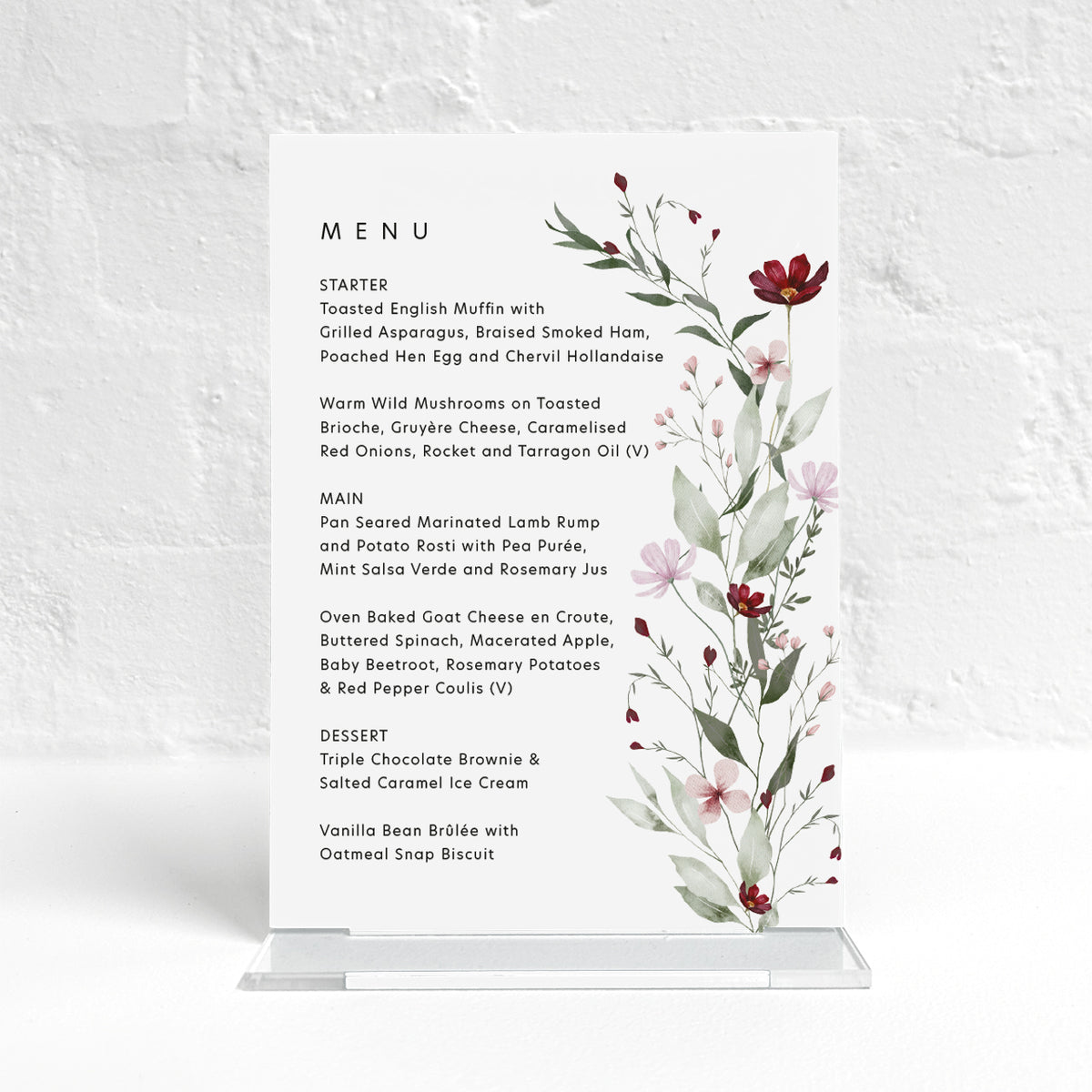 Juliet Matching Small Table Sign