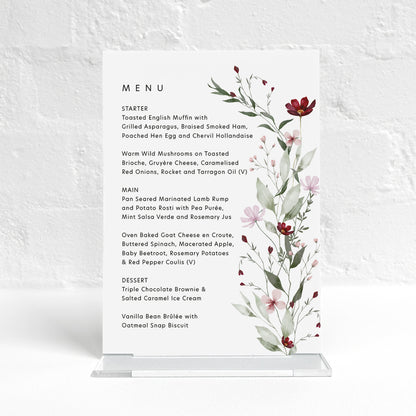 Juliet Matching Small Table Sign