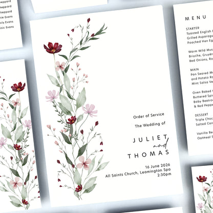 Juliet Order of Service