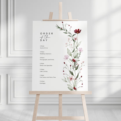 Juliet Order of the Day Sign
