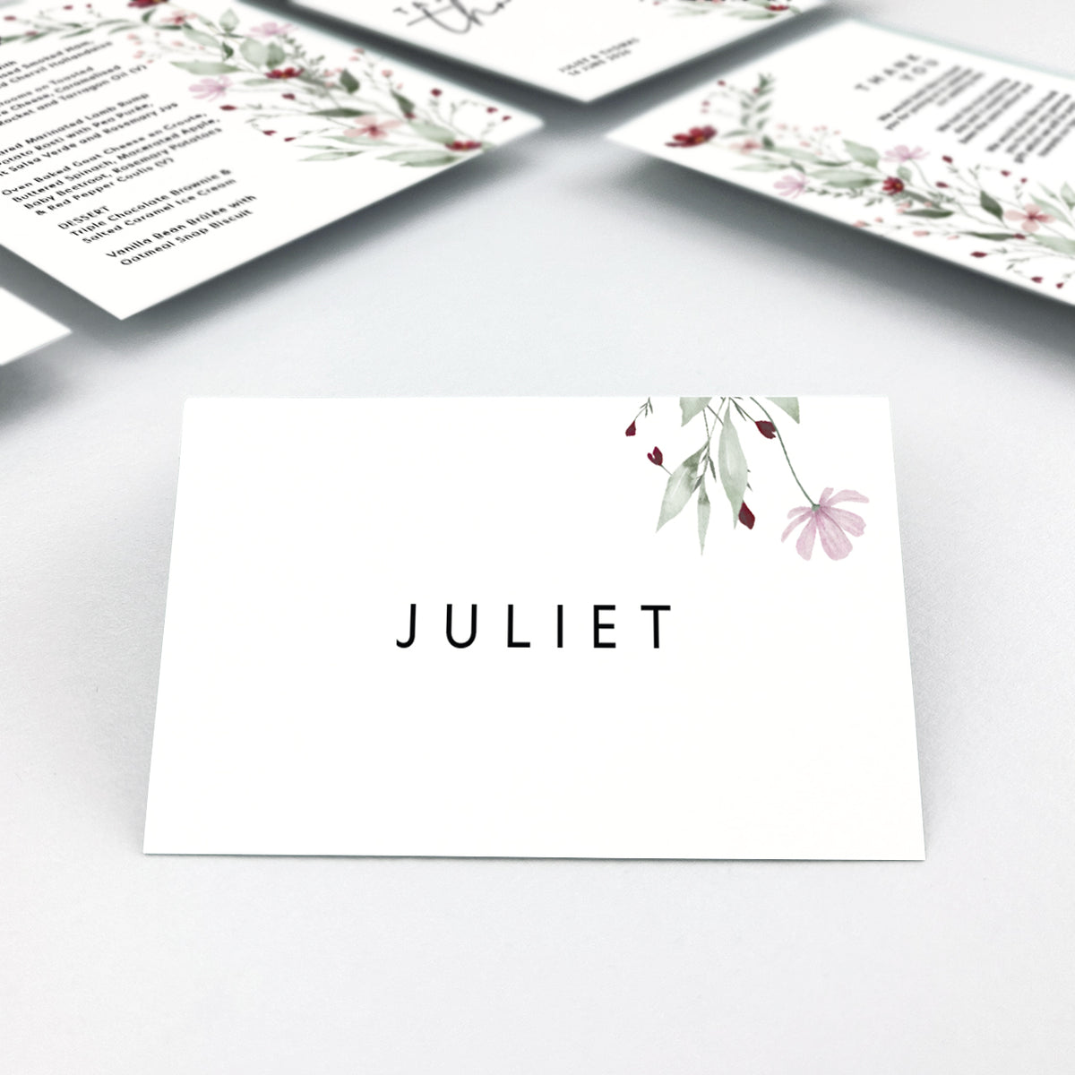 Juliet Place Card