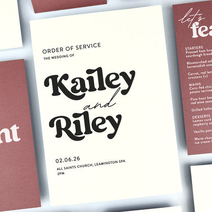 Kailey Order of Service