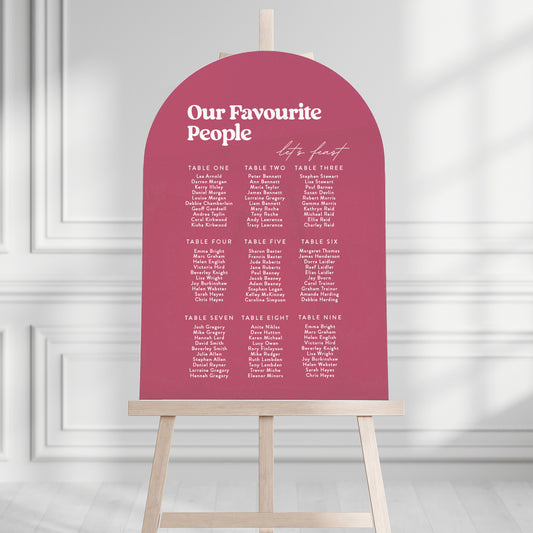 Kailey Seating Plan