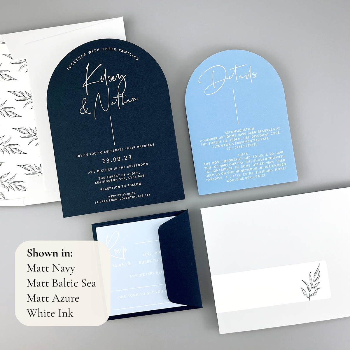 Kelsey Wedding Invitation