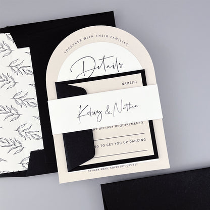 Kelsey Wedding Invitation - Neutrals