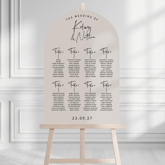 Kelsey Seating Plan