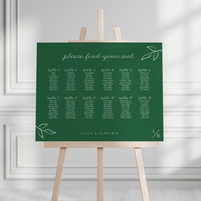 Layla Seating Plan