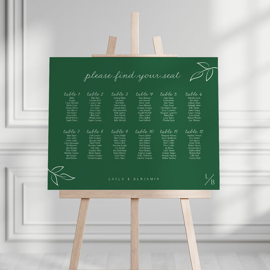 Layla Seating Plan