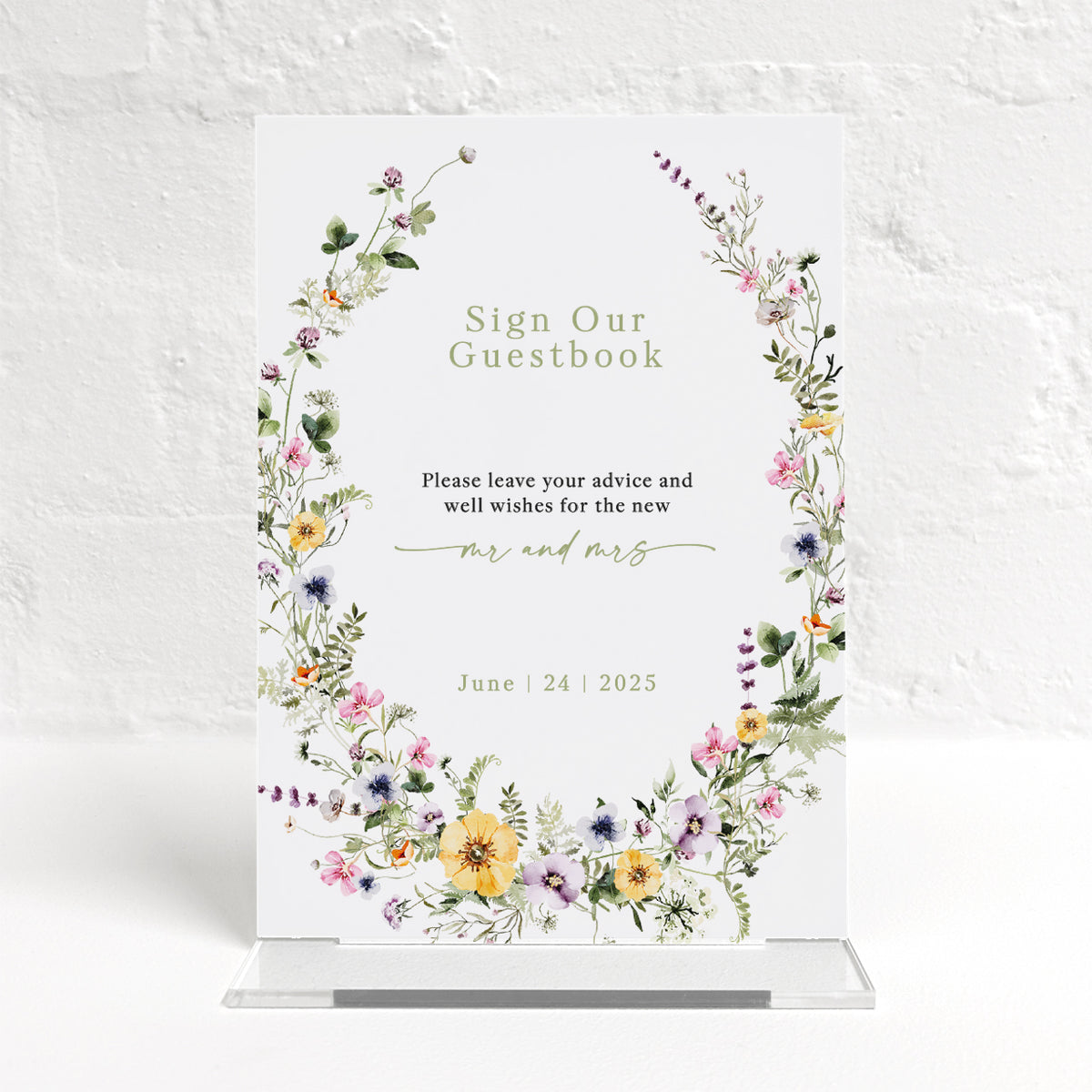 Lena Matching Small Table Sign