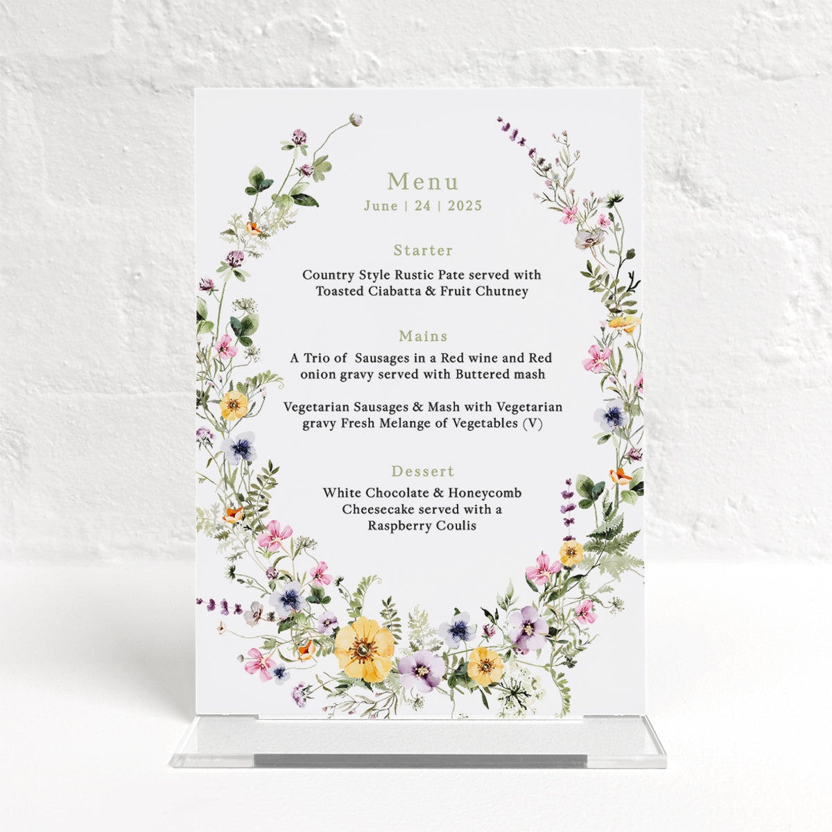Lena Matching Small Table Sign