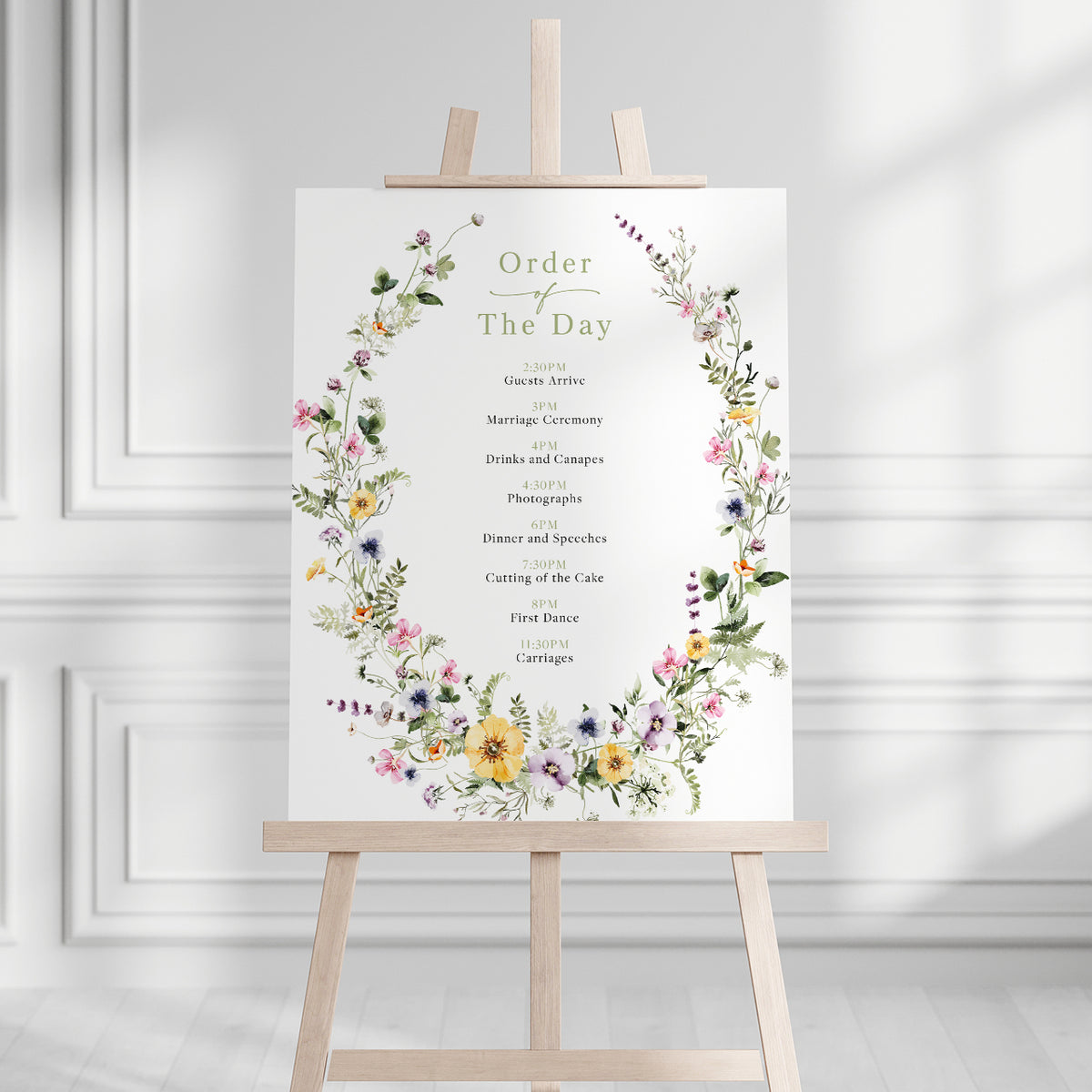 Lena Order of the Day Sign