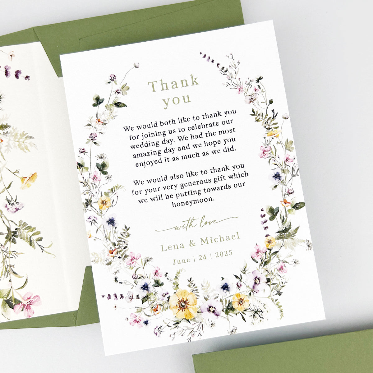 Lena Thank You Card