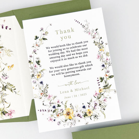 Lena Thank You Card
