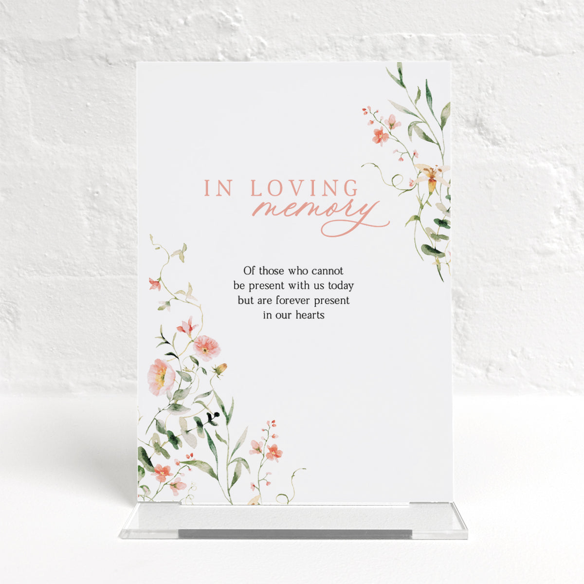 Lola Matching Small Table Sign