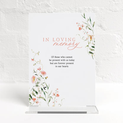 Lola Matching Small Table Sign