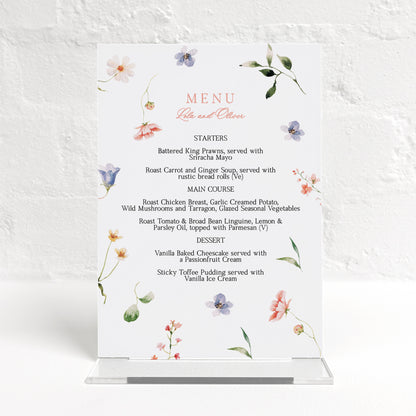 Lola Matching Small Table Sign