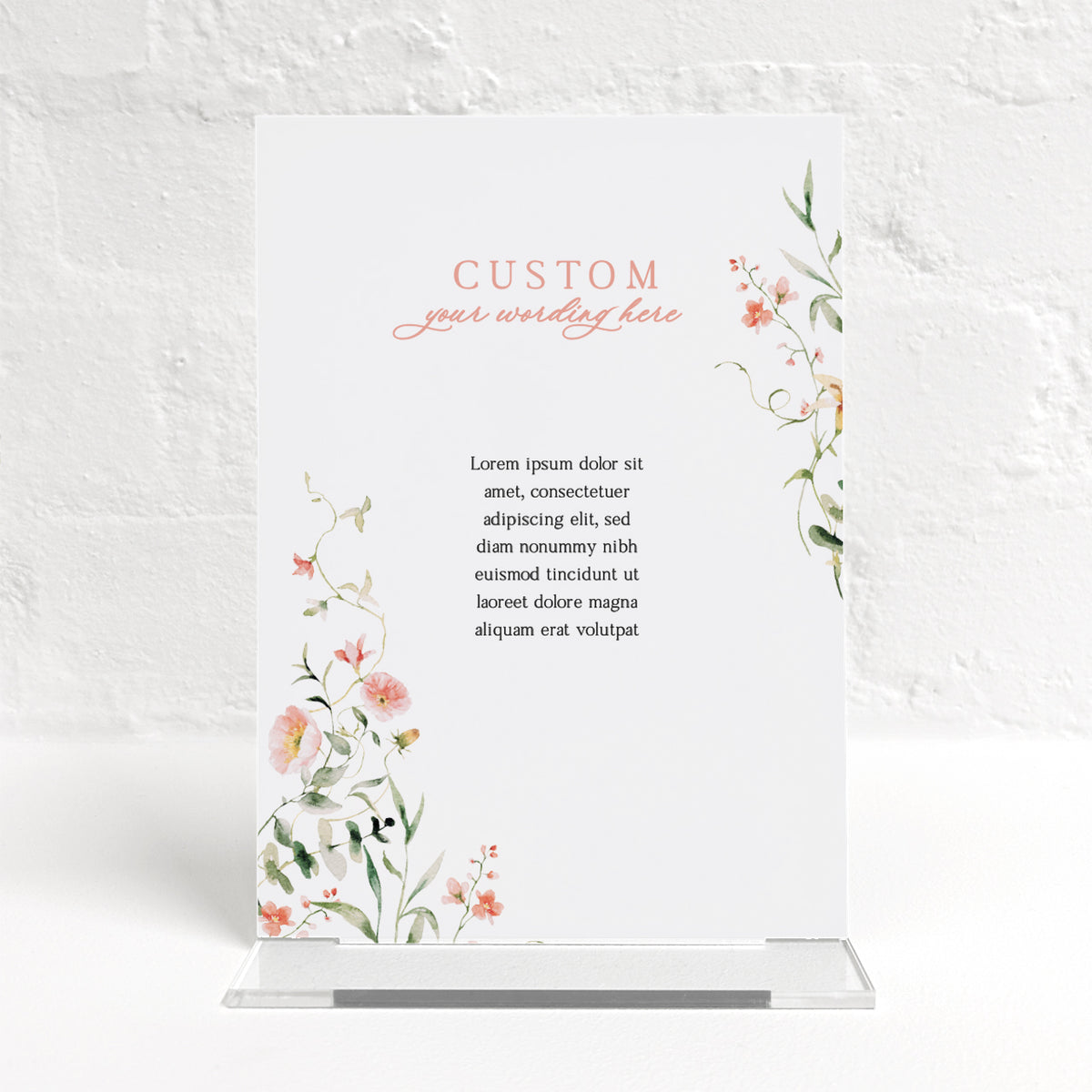 Lola Matching Small Table Sign
