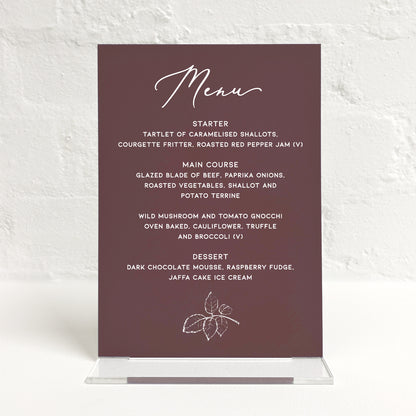 Lottie Matching Small Table Sign