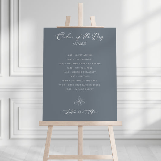 Lottie Order of the Day Sign