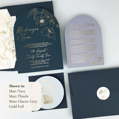 MacKenzie Parcel Wedding Invitation