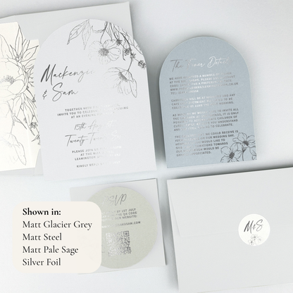 MacKenzie Parcel Wedding Invitation