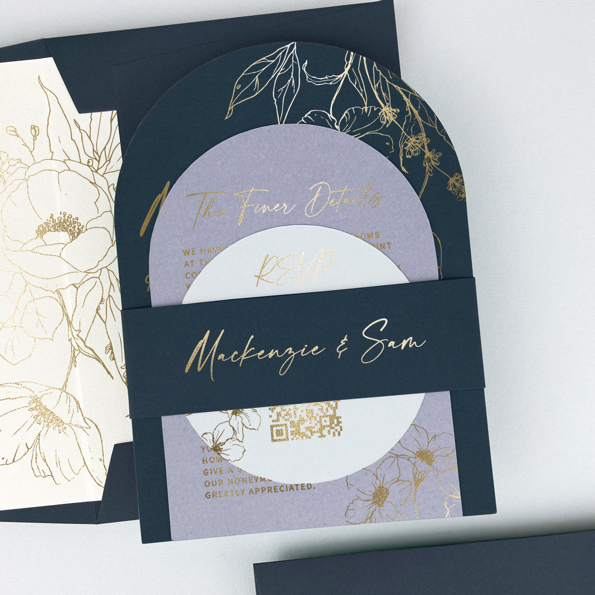 MacKenzie Parcel Wedding Invitation