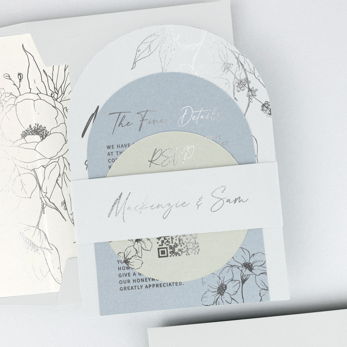 MacKenzie Parcel Wedding Invitation