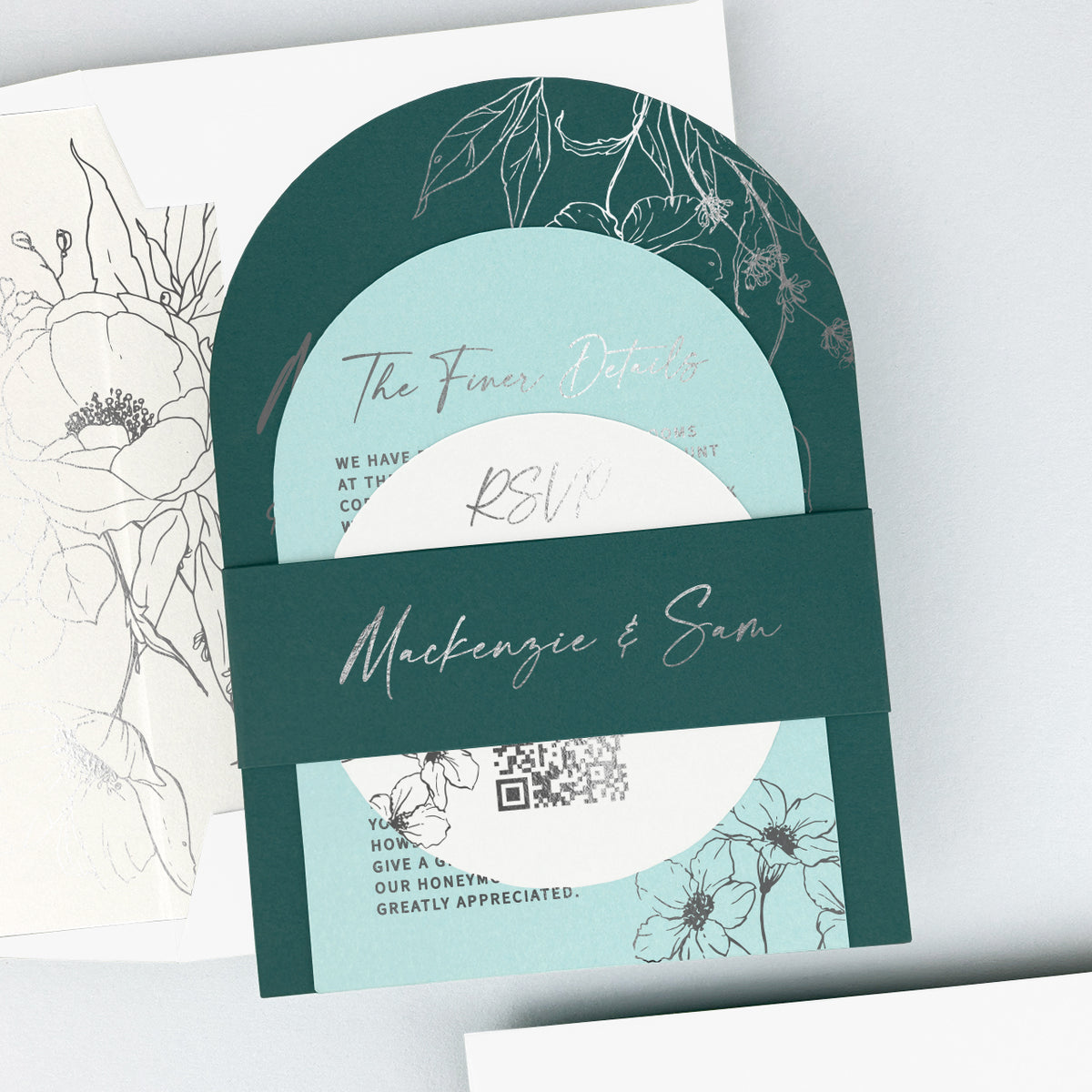 MacKenzie Parcel Wedding Invitation