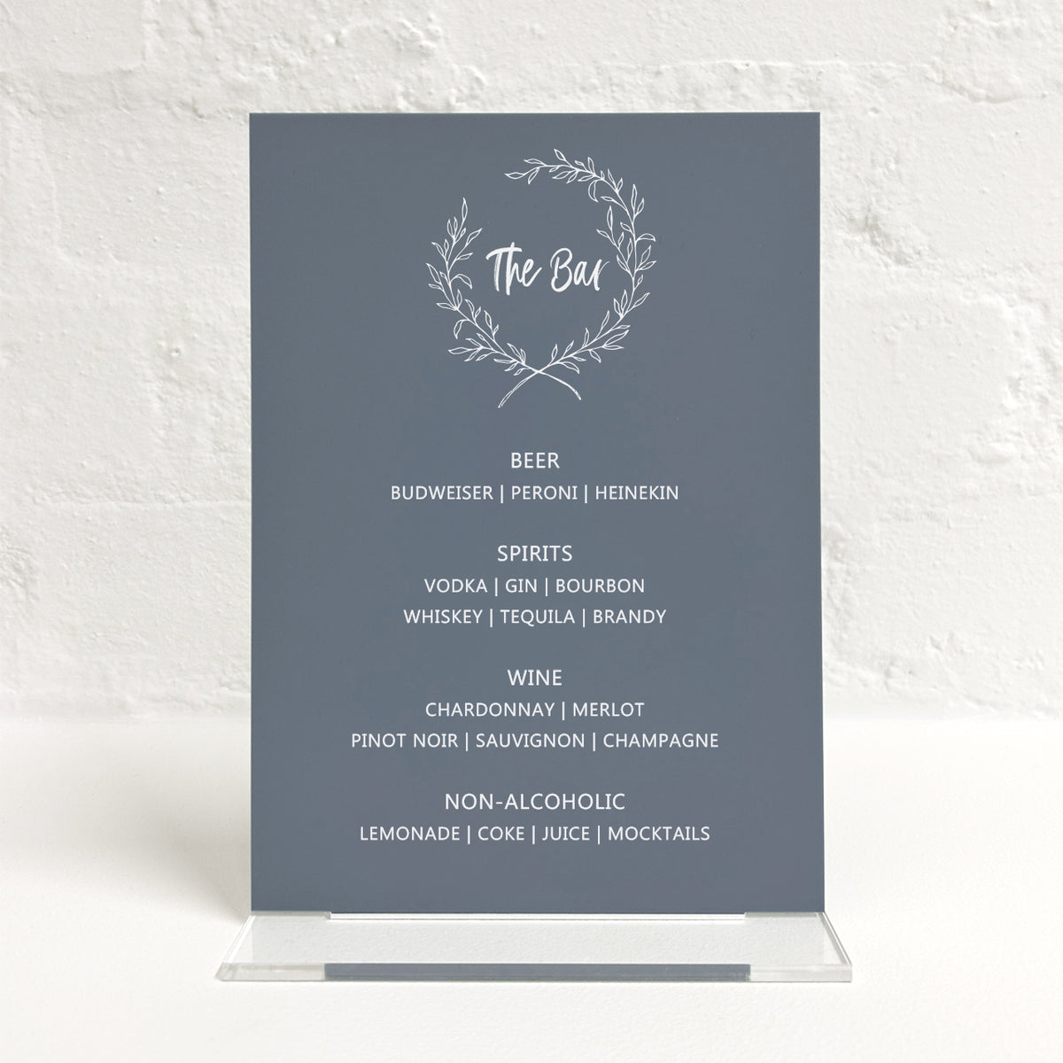 Maddison Matching Small Table Sign